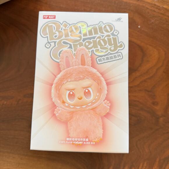 The Monsters Labubu Big Into Energy Sealed Box Popmart Authentic Serenity Plush - Picture 3 of 6